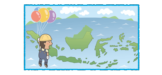 “インドネシアはいくつの島から成り立つ国？ヒント 世界最多！