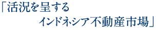 「活況を呈するインドネシア不動産市場」