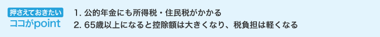 押さえておきたい ココがpoint